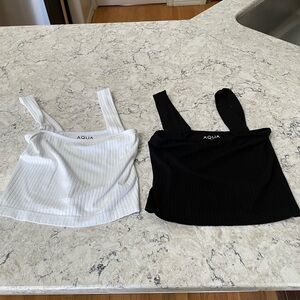 TWO! Aqua Crop Tops